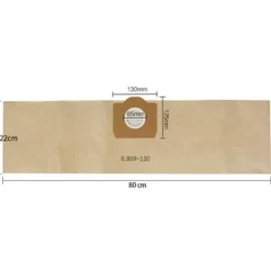 Hot 10-pack 6.959-130.0 pappersdammsugarpåse A 2201/2204/2504 kompatibel med Kärcher WD3 WD3P våt- och torrdammsugare ersättning/NC/