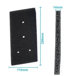 5-pack 481010716911 Torktumlare Evaporator Skumfilter Svamp Ersättningsdelar för 8015250474909