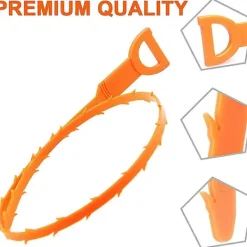 Hot 3-pack 25 tum Avloppsorm, Hårfångare för Avlopp, Avloppsrensare för Sänka, Återanvändbar Dusch Avloppsrensare, Avloppsorm för Dusch, Kök, Badrum, Toalett | Fyndiq