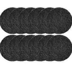 Clearance 12-pack Absorberande filter för soptunnor, Aktivt kol Renande Deodorizer för soptunnor, Komposthinkar - runda