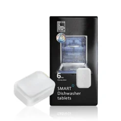 Outlet 6-pack Allt-i-ett Diskmaskinstabletter Djuprengöring Avkalkningskapslar Diskmaskin Rengöring för Fräsch Citrusdoft Diskmaskin[D] 6pcs