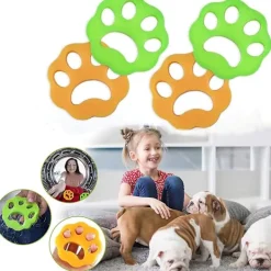 Outlet 4-pack Anti-Hårboll, Djurhårsrengöringsverktyg, Tvättmaskinsdamm och Skräp Fångar Djurhår som Fäster vid Dina Kläder