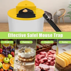 Sale 2-pack automatiska återställningsfällor - Musfälla Hink Flip Lock, 5 gallon hinklock Mus Råttfälla, Musfälla Hink Inomhus Utomhus, Återanvändbar Musfälla | Fyndiq