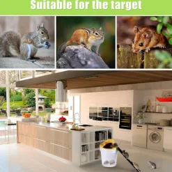 Sale 2-pack automatiska återställningsfällor - Musfälla Hink Flip Lock, 5 gallon hinklock Mus Råttfälla, Musfälla Hink Inomhus Utomhus, Återanvändbar Musfälla | Fyndiq