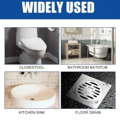 Best 12-pack Avloppsrengöringspulver - Kraftfull, miljövänlig lösning för att rensa kök och badrum