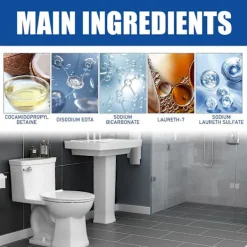 Best 12-pack Avloppsrengöringspulver - Kraftfull, miljövänlig lösning för att rensa kök och badrum