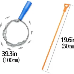Best 6-pack avloppsrensare, avloppsrensare, rengöringsverktyg, handfat och avloppsslang, rengöringsborste för avlopp, badkar