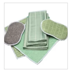 Clearance 6-pack Bambu Mikrofiberdukar för Fönster, Speglar, Kakel, Karosseri, Hushåll, Badrum