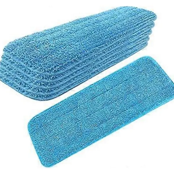 Clearance NICEGOU 6-pack Blå Mikrofiber Spraymopp Ersättningshuvuden för Våta och Torra Moppar, Premium Golvrengöringsdynor, Återanvändbara Ersättningsrefiller Kompatibla med Bona Fl | Fyndiq