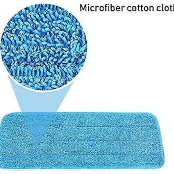 Clearance NICEGOU 6-pack Blå Mikrofiber Spraymopp Ersättningshuvuden för Våta och Torra Moppar, Premium Golvrengöringsdynor, Återanvändbara Ersättningsrefiller Kompatibla med Bona Fl | Fyndiq