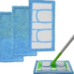 New AquaForge 3-pack, Blå Swiffer Sweeper-kompatibla, återanvändbara ersättningsdukar White