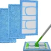 Clearance 3-pack, Blå Swiffer Sweeper-kompatibla, Återanvändbara Ersättningsmoppar