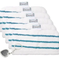 New Generic 5-pack Black Decker Mikrofiberdukar för Ångmoppar - Alternativ till FSMP20 FSM1630, FSM1616, FSM1321, FSM1605, FSMH13151SM ETC