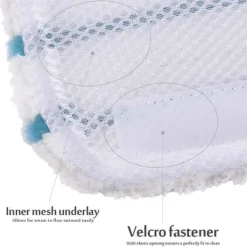 New Generic 5-pack Black Decker Mikrofiberdukar för Ångmoppar - Alternativ till FSMP20 FSM1630, FSM1616, FSM1321, FSM1605, FSMH13151SM ETC