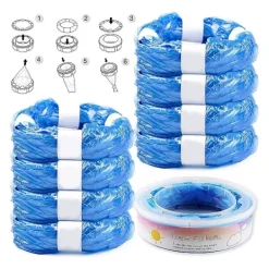 Clearance 6-pack Blöjpåsar Kompatibla med Blöjbehållare Påfyllningar för Sjukhus Vardagsrum