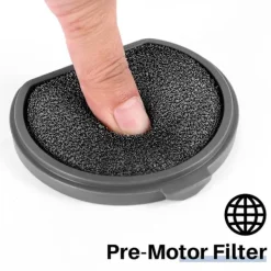 Clearance Crowned 4-pack Borstar och Tvättsbara Motorfilter för Qx9-1-50ib Askqx9 Filter Dammsugare Delar Tillbehör