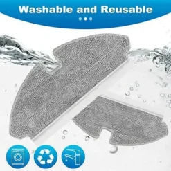 Hot 6-pack Borstfilter Moppduk Kit för Dreame Mova M1 för Dreame Trouver M1 Effektiv Hushållsrengöring