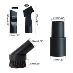 New Crowned 6-pack dammsugarmunstycken, 32 mm dammsugarborstar, ersättningsborstar och munstycken, multifunktionella