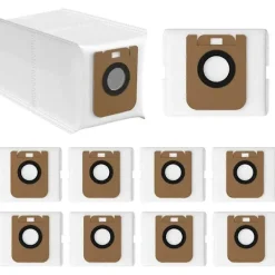 Discount 10-pack dammsugarpåsar för D10 Plus / D10s Plus / Z10 Pro / L10 Plus dammsugare, RLS3D dammuppsamlare