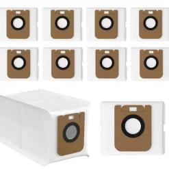 Discount 10-pack dammsugarpåsar för D10 Plus / D10s Plus / Z10 Pro / L10 Plus dammsugare, RLS3D dammuppsamlare