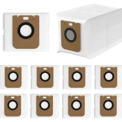 Discount 10-pack dammsugarpåsar för D10 Plus / D10s Plus / Z10 Pro / L10 Plus dammsugare, RLS3D dammuppsamlare