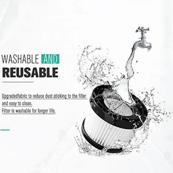 Outlet 4-pack DCV5011H HEPA-filter för DCV501HB sladdlös handhållen dammsugare, med 8 skumhylsfilter & 1 borste As Shown