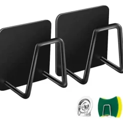 Discount 2-pack diskhossvamp hållare, rostfri liten caddy - SUS304 rostfritt stål