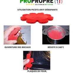 Outlet 3-pack Diskmaskinsvampar i Silikon - Mirakelsvamp för Induktionshäll