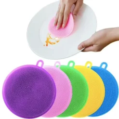 Online Otego 2-pack Disksvamp i silikon - Magnic Silicone Dish Sponge Washing multifärg