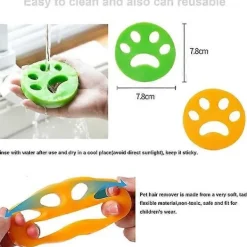 New 4-pack djurhårsborttagare för tvätt, återanvändbar hårfångare, luddborttagare, tvättmaskin djurhårsborttagare, sängkläder hårborttagare