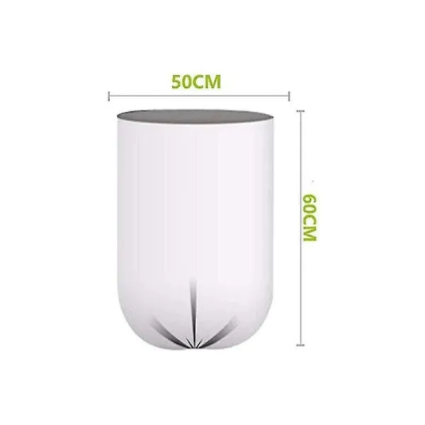 Hot 100-pack ekologiska soppåsar 30 l, rivbeständiga, matavfallspåsar, 100 % komposterbara och biologiskt nedbrytbara, tillverkade av majsstärkelse.