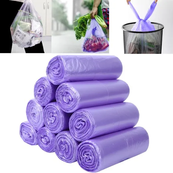 Hot 10-pack Engångs soppåsar 63x46cm för kök kontor toalettavfall