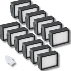 New 12-pack ersättningsfilter till iRobot Roomba i&e i1 i3 i4 i6 i7 i8 e5 e6+ J7 (ej för J7+) dammsugare reservdelar tillbehör