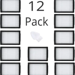 New 12-pack ersättningsfilter till iRobot Roomba i&e i1 i3 i4 i6 i7 i8 e5 e6+ J7 (ej för J7+) dammsugare reservdelar tillbehör