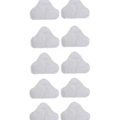 10-pack Ersättningsmopp Mikrofiberduk För H2o Mopp X5 Triangulär Drag-XinHan