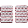 Outlet 6-pack Ersättningsmoppdukar för Vileda Mopphuvud, Pads för Vileda Easy Clean Mopp Tillbehör