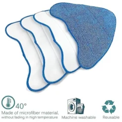 Online 8-pack Ersättningsmoppdynor för Vax S85-CM Mikrofiber Rengöringsmoppdynor