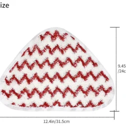 New 4-pack Ersättningsmoppdynor i mikrofiber för ångmopp, kompatibla med Vileda ångmopp och Vileda 100C Hot Spray Mop, kompatibla med Ocedar