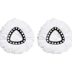 Outlet 2-pack ersättningsmopphuvuden kompatibla med mopp, mikrofiber