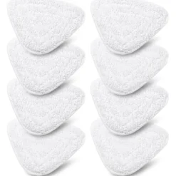 New 8-pack Ersättningsöverdrag för Vileda Steam & Vileda Steam Plus Ångrengörare, Mikrofiber Ångmopp Tillbehör Kompatibel