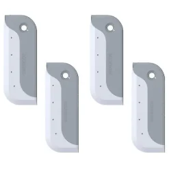 Clearance 4-pack Fågelskrapa Fönsterglas Torkare Hushålls Glas Torkare Verktyg Rengöringsverktyg grey