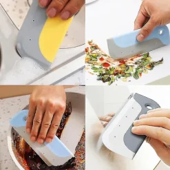 Clearance 4-pack Fågelskrapa Fönsterglas Torkare Hushålls Glas Torkare Verktyg Rengöringsverktyg grey