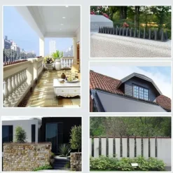 New 2-pack fågelspikar i plast, duva, ekorre, tvättbjörn, katt. Enkel installation