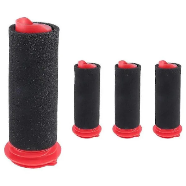 Clearance 4-pack filter för Bosch Athlet handhållen dammsugare, filter för Bosch BCH6L2560 BCH6L2561BCH6ZO Red black white Redblackwhite