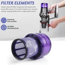 Outlet 3-pack, filter för V11 ersättningsdelar vakuumfilterkit för filterdel