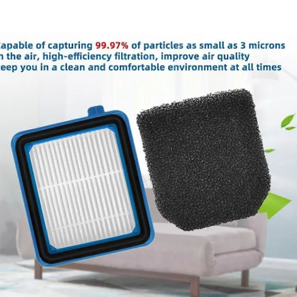 New 6-pack filterkit kompatibelt med Q6, WQ61, WQ71, WQ81 dammsugare [JUN]