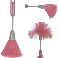 Discount 3-pack Fluffig Mikrofiber Delikat Köksdammsuddare Laptop Tangentbord Borst Rengöringsverktyg Mini Dammstav (Blå, Grön, Röd) - YuJia