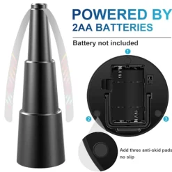 Sale NeunWolken 2-pack flugavvisande, bärbar flug- och myggavvisande fläkt, håll flugor och insekter borta från mat