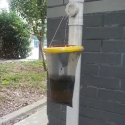 Best 2-pack Flugfälla Utomhus Hängande Flugfångare, Engångs Ranch Flugfälla Fångarpåse med Flugbete, Flugdödare Repeller