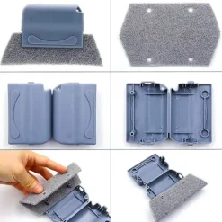 New 3-pack Fönster- och dörrspårsrengöringsborstar för handhållen spaltrengöring - Idealisk för alla fönster och skjutdörrar